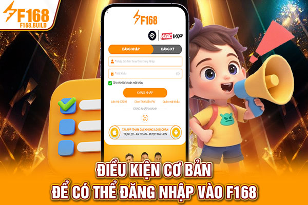 Điều kiện cơ bản để có thể đăng nhập