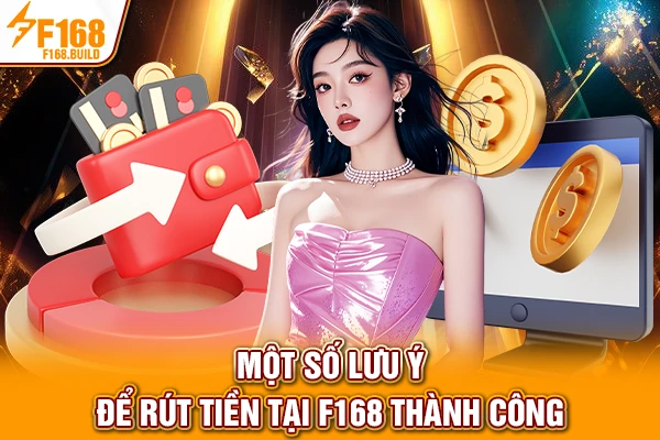 Một số lưu ý để rút tiền tại F168 thành công
