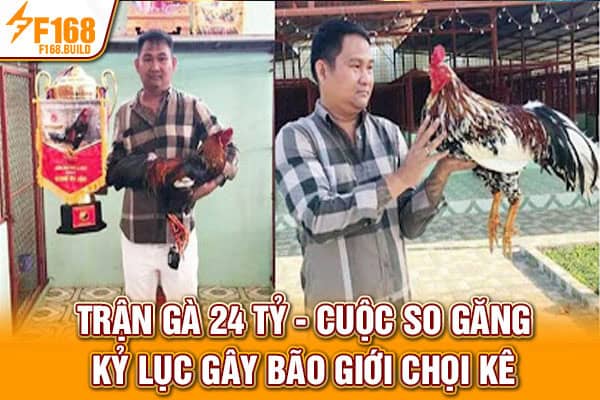 Trận Gà 24 Tỷ - Cuộc So Găng Kỷ Lục Gây Bão Giới Chọi Kê