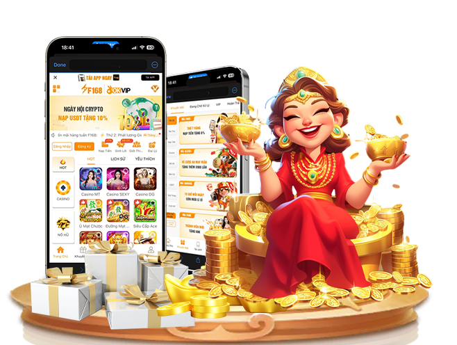 Ứng dụng F168 đỉnh cao