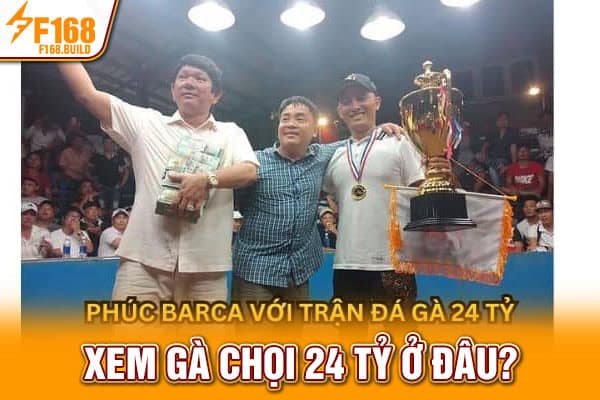 Xem gà chọi 24 tỷ ở đâu?